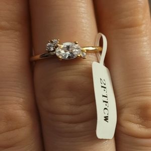 Gold Coated Accent Ring